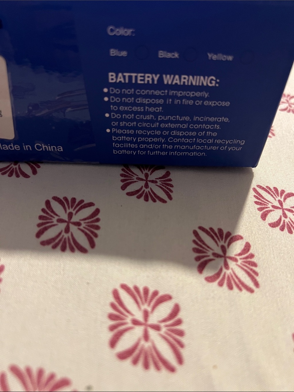 Compact Waterproof Digital Camera - Blue - Picture 7 of 7